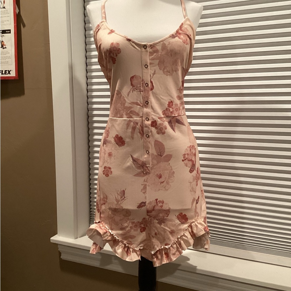 Joyfolie Floral Cream Chemise